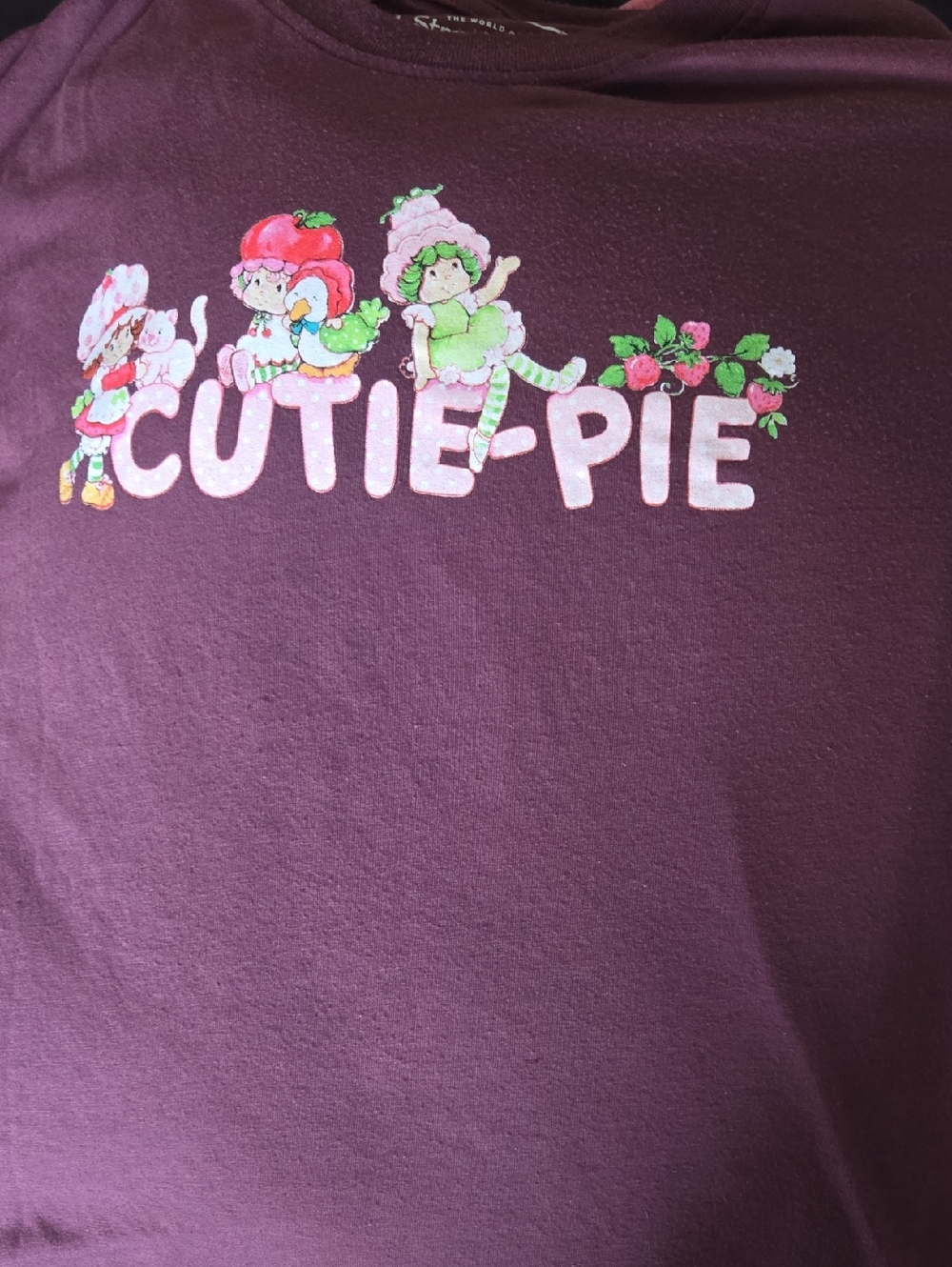 Cutie-Pie Graphic Kids Tee - Purple